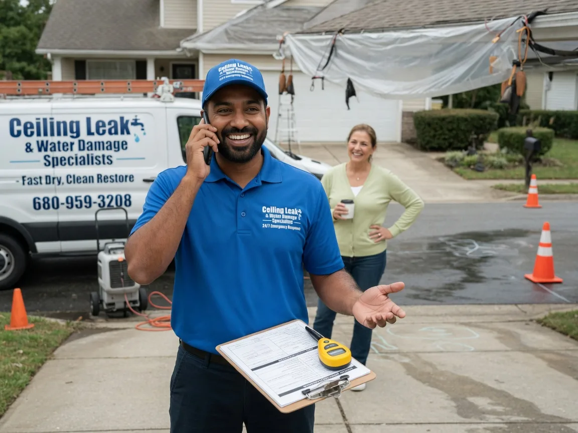 Ceiling Leak Cleanup Shanksville, PA FAQs